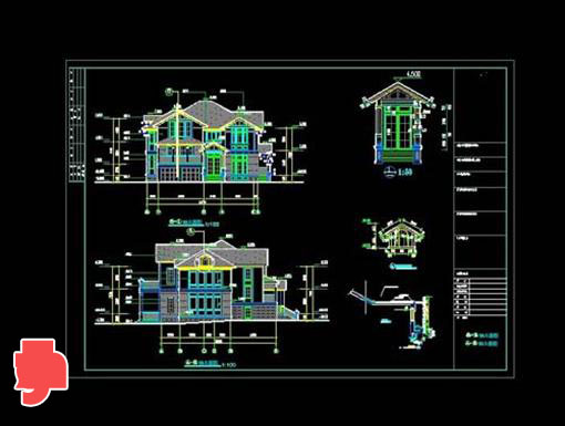Villa Autocad Blocks 21